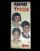 Panneau peint de coiffeur - Lome - Togo - Art populaire