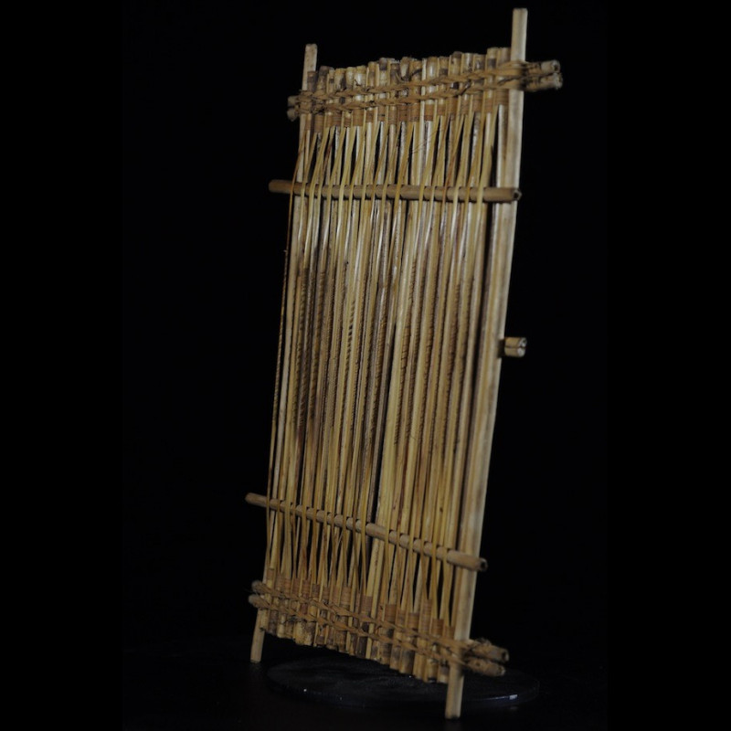 Tianhoun en paille ou Cithare en radeau - Bwa / Bwaba - Cordophones