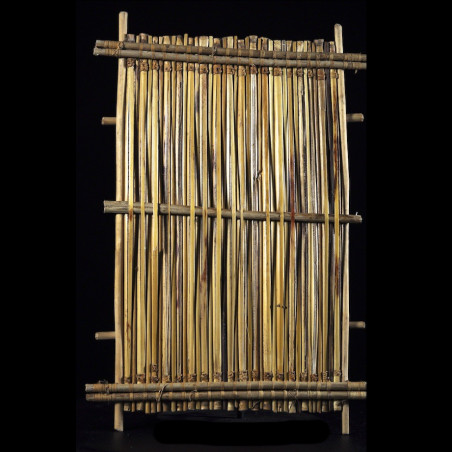 Tianhoun en paille ou Cithare en radeau - Bwa / Bwaba - Cordophones