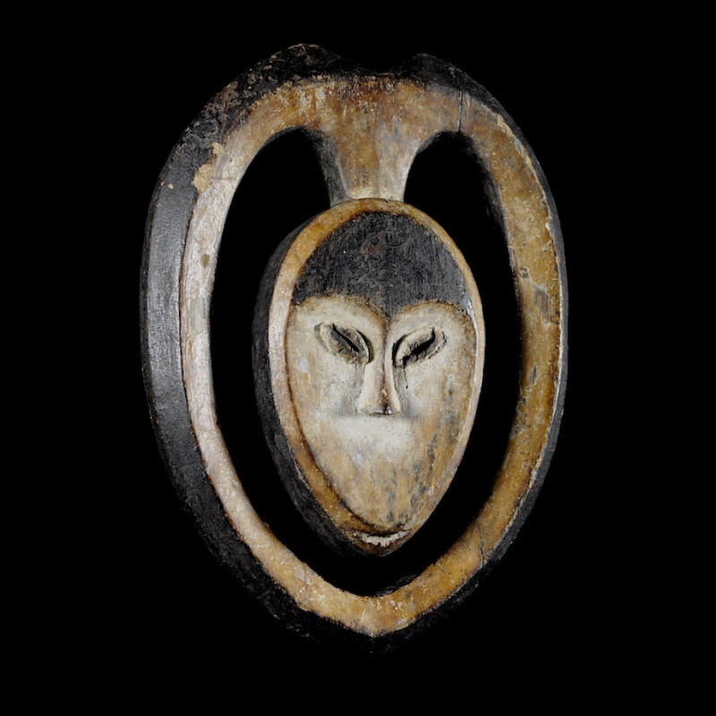 Masque Ekuk  ancien - Kwele / Bakwele - Gabon