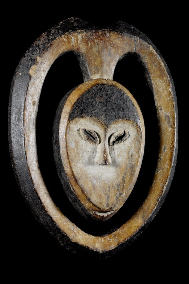 Masque Ekuk  ancien - Kwele / Bakwele - Gabon