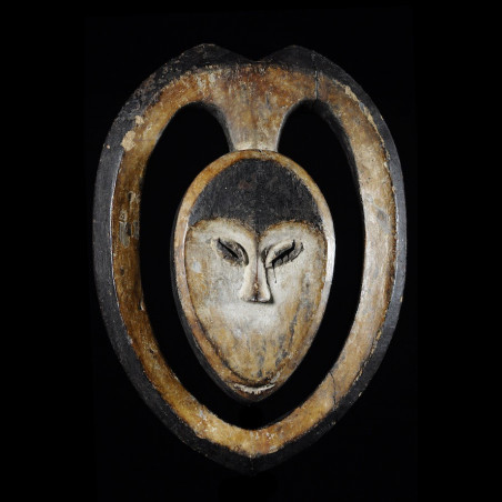 Masque Ekuk  ancien - Kwele / Bakwele - Gabon