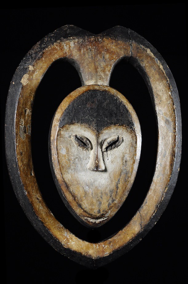 Masque Ekuk  ancien - Kwele / Bakwele - Gabon