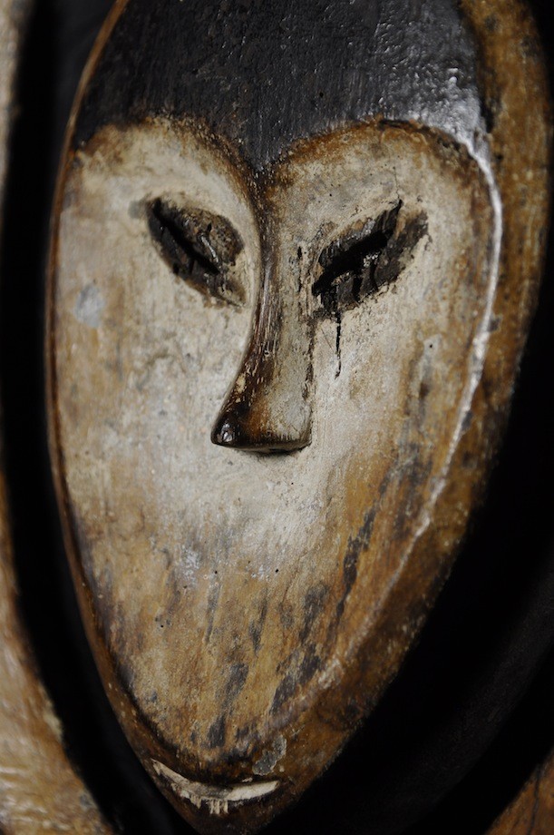 Masque Ekuk  ancien - Kwele / Bakwele - Gabon