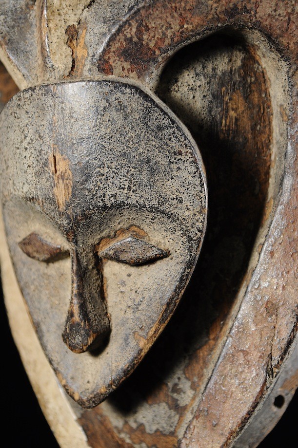 Masque Ekuk ancien - Kwele / Bakwele - Gabon