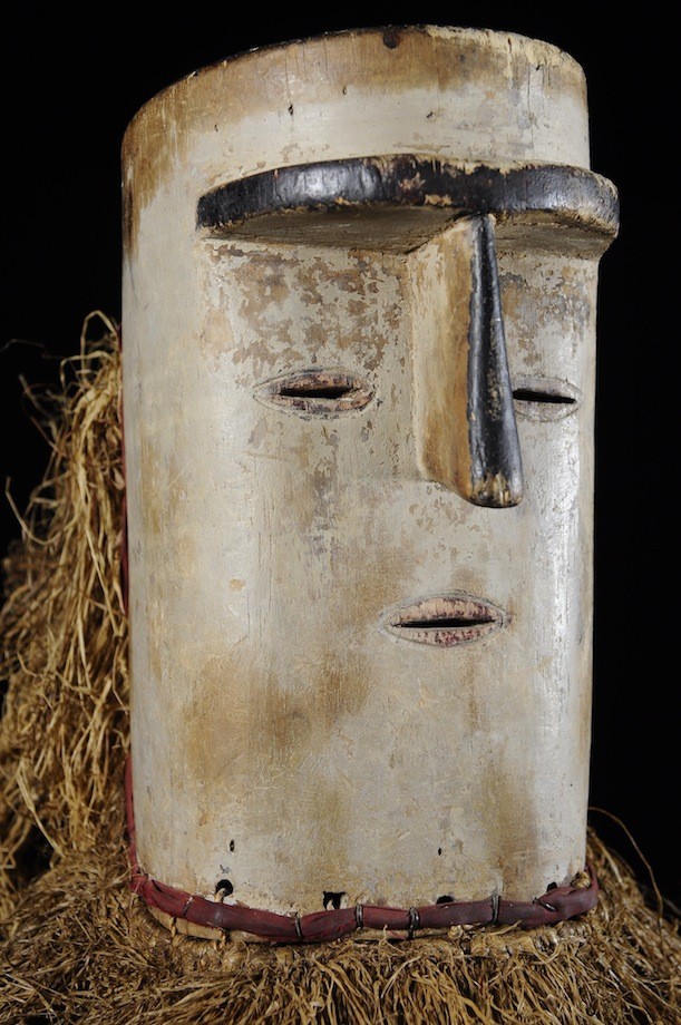 Masque de ceremonie Ekekek ou Bikeghe - Fang - Gabon - Masques du Gabon