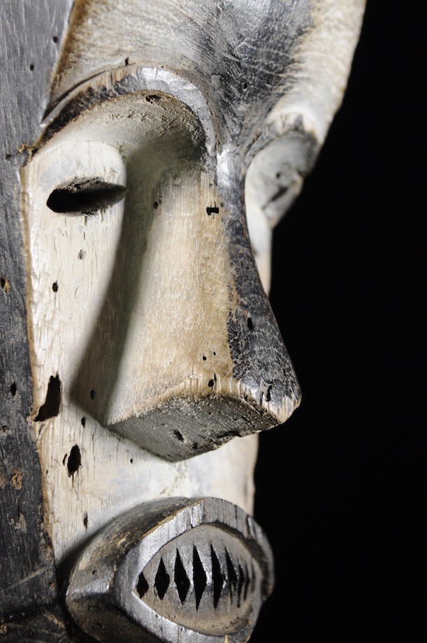 Masque de ceremonie Ekekek ou Bikeghe - Fang - Gabon - Masques du Gabon