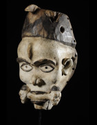 Masque portrait Blanc - Kongo Yombe - RDC Zaire