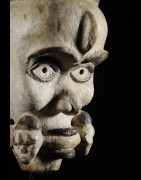 Masque portrait Blanc - Kongo Yombe - RDC Zaire