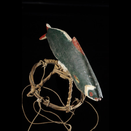 Masque Cimier Bini Oru Poisson - Ijo / Ijaw - Nigeria