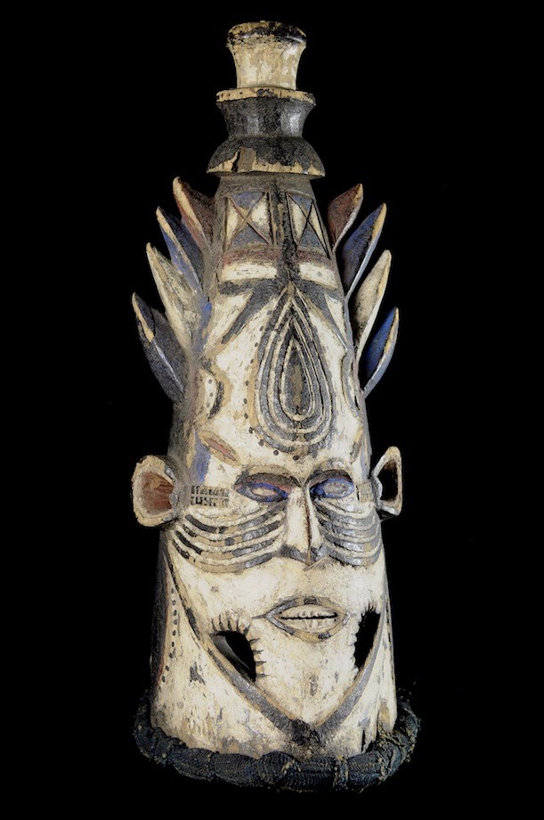 Masque Cimier Conique - Igbo / Ibo - Nigeria