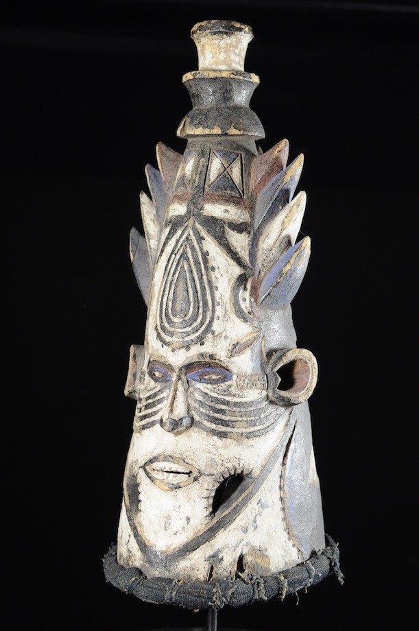 Masque Cimier Conique - Igbo / Ibo - Nigeria