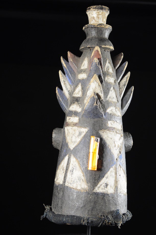 Masque Cimier Conique - Igbo / Ibo - Nigeria