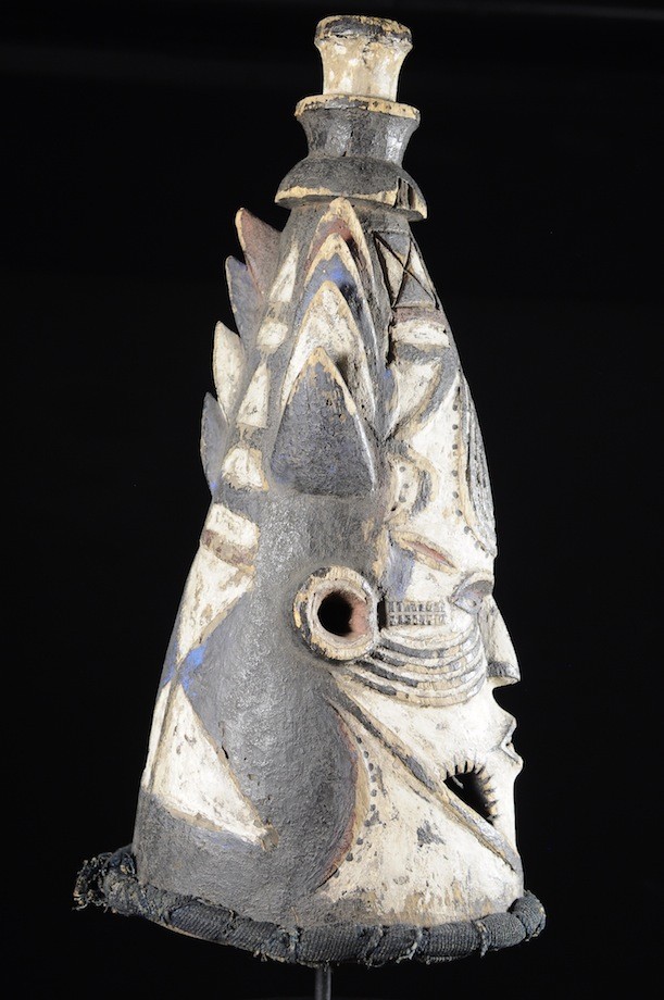 Masque Cimier Conique - Igbo / Ibo - Nigeria