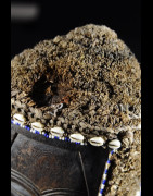 Masque facial funeraire - Lele / Bashilele - RDC Zaire