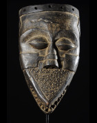 Masque facial funeraire - Lele / Kuba - RDC Zaire
