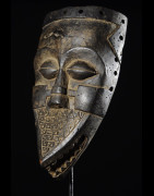Masque facial funeraire - Lele / Kuba - RDC Zaire