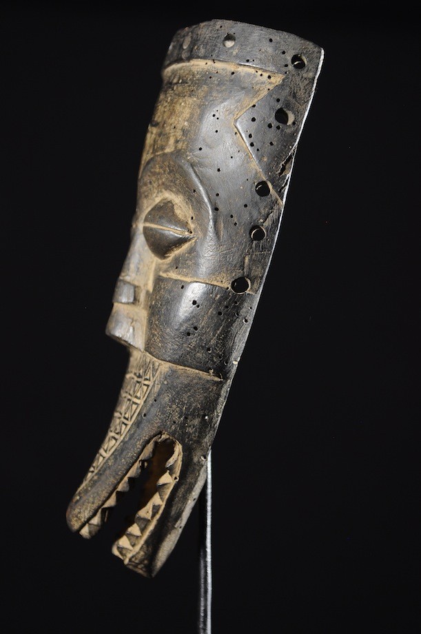 Masque facial funeraire - Lele / Kuba - RDC Zaire