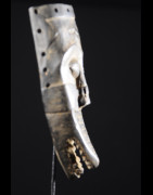 Masque facial funeraire - Lele / Kuba - RDC Zaire