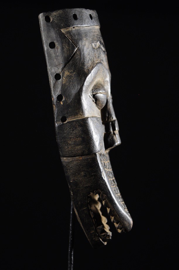 Masque facial funeraire - Lele / Kuba - RDC Zaire