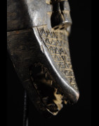 Masque facial funeraire - Lele / Kuba - RDC Zaire