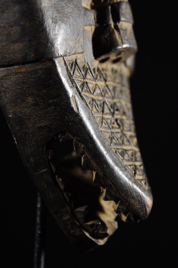 Masque facial funeraire - Lele / Kuba - RDC Zaire