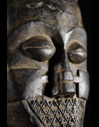 Masque facial funeraire - Lele / Kuba - RDC Zaire
