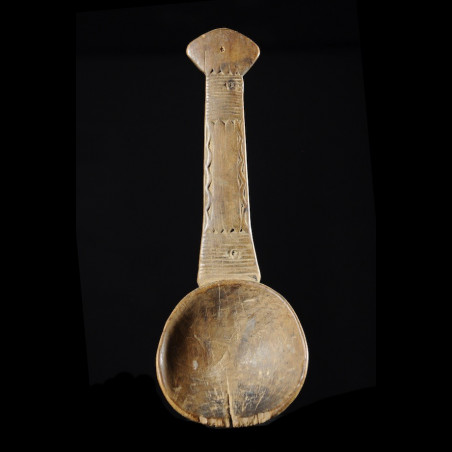 Cuillere ou louche en bois - Ibibio - Nigeria