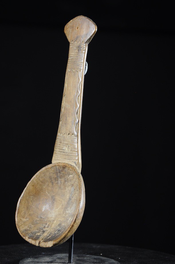 Cuillere ou louche en bois - Ibibio - Nigeria