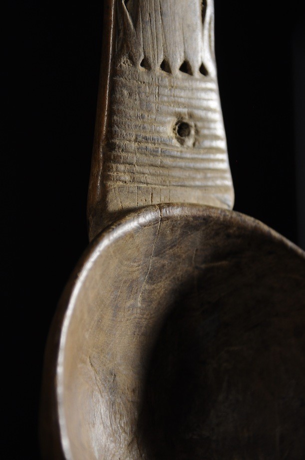 Cuillere ou louche en bois - Ibibio - Nigeria