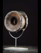 Labret en bois et metal - Dinka / Pokot - Soudan / Ethiopie