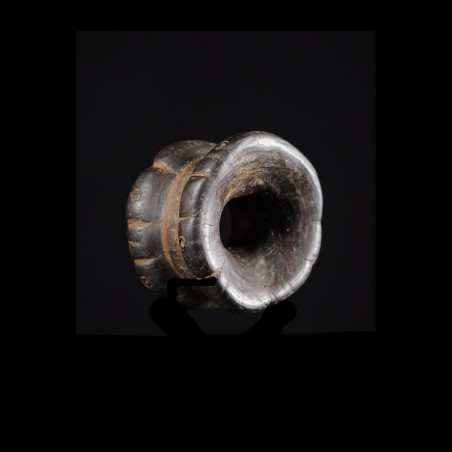 Labret en bois et metal - Dinka / Pokot - Soudan / Ethiopie