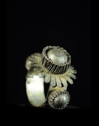 Bracelet en laiton argenté - Peul / Fulani - Mali