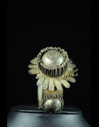 Bracelet en laiton argenté - Peul / Fulani - Mali