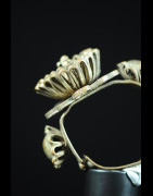 Bracelet en laiton argenté - Peul / Fulani - Mali