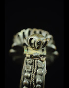 Bracelet en laiton argenté - Peul / Fulani - Mali