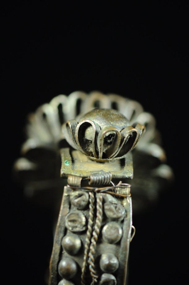Bracelet en laiton argenté - Peul / Fulani - Mali