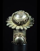 Bracelet en laiton argenté - Peul / Fulani - Mali