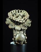 Bracelet en laiton argenté - Peul / Fulani - Mali