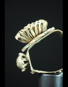 Bracelet en laiton argenté - Peul / Fulani - Mali