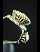 Bracelet en laiton argenté - Peul / Fulani - Mali