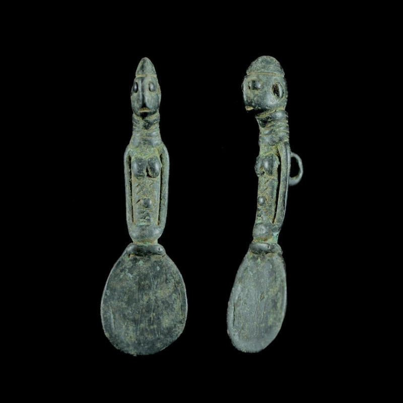 Cuillere en bronze pendentif - Lobi - Burkina Faso