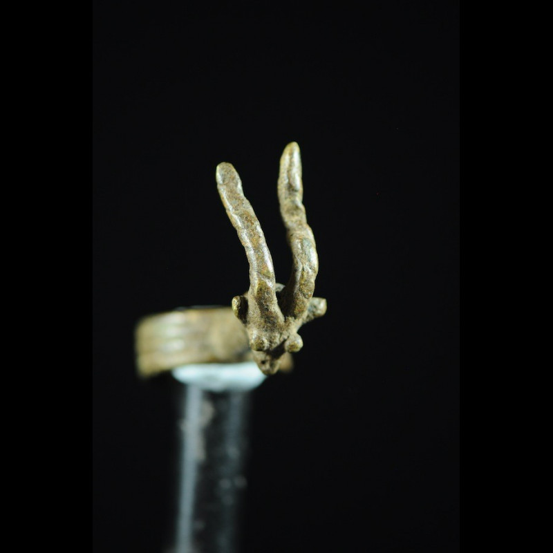 Bague amulette antilope - Lobi - Burkina Faso