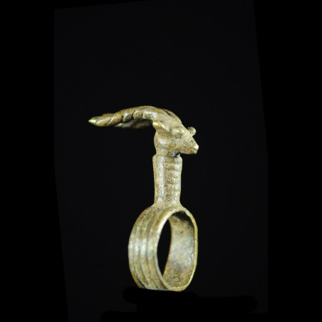 Bague amulette antilope - Lobi - Burkina Faso