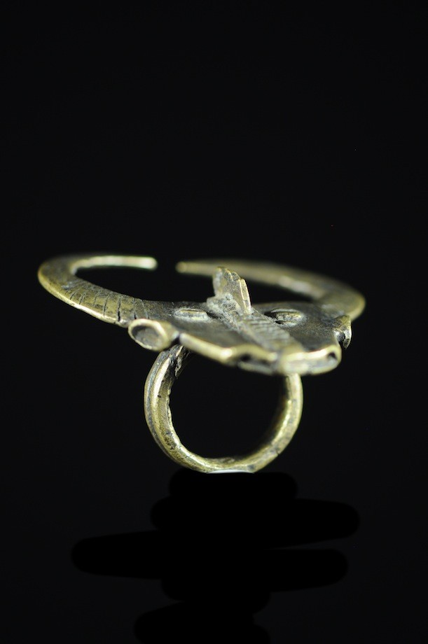 Bague amulette Buffle - Bwa - Burkina Faso