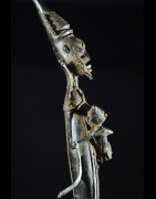 Statuette Edan de la societe Ogboni - Yoruba Nigeria - Bronzes
