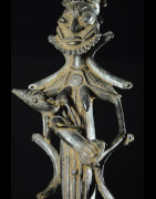 Statuette Edan de la societe Ogboni - Yoruba Nigeria - Bronzes