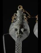 Statuette Edan Masculine de la societe Ogboni - Yoruba Nigeria - Bronzes