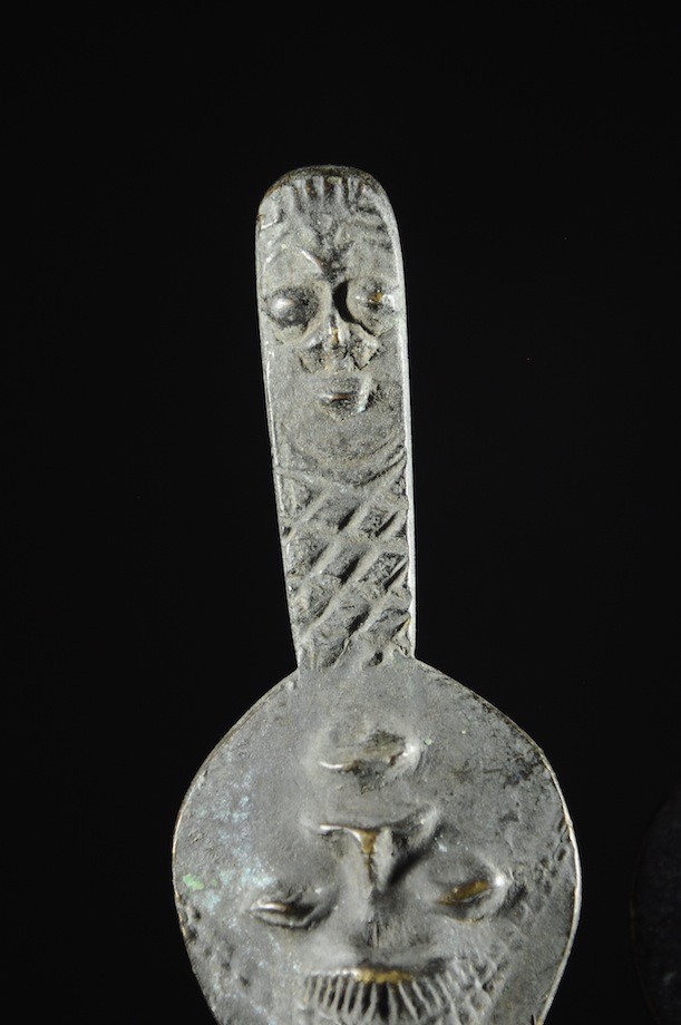 Statuette Edan en paire de la societe Ogboni - Yoruba Nigeria - Bronzes