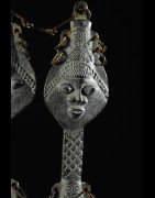 Statuette Edan en paire de la societe Ogboni - Yoruba Nigeria - Bronzes